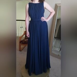 Navy Blue Bridesmaid Dress